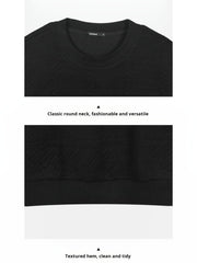 Export Quality English European And American Sizes Jacquard Round Neck Hoodie For Men And Women