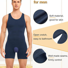 Men's Body-shaping Corsets Crotch Hollow-out Cinched Belly Contracting Inner Wear Base Body-shaping Corsets