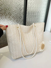 Women's Large Capacity Shoulder Bag New Style Fashion Korean Style Woven Handbag Student Tote Bag
