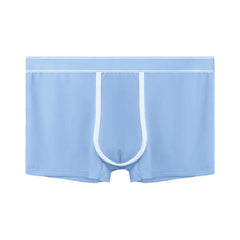 Men's Ice Silk Antibacterial Ultra Thin Sexy Transparent Boys Sports Underwear