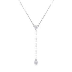 Tassel - A Fashionable And Luxurious Diamond Jewelry Pendant Set With Moissanite S925 Sterling Silver And Platinum Plating