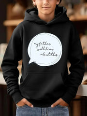Men's Printed Hooded Sweatshirt