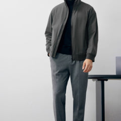 Lightweight Warm And Windproof Men's Stand-up Collar Cotton Jacket