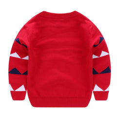 Boy's Explosion Of Wild Dinosaur Sweater