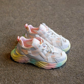 Hollow Mesh Boys' Sports Shoes, Lightweight Girls' Casual Shoes