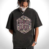 Cotton Men's Washed T Shirt American Casual Ideal Festival Gift