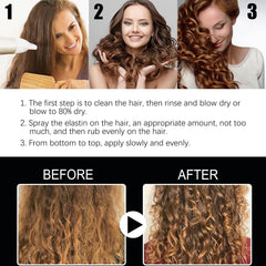 Hair Setting Spray - Volumizing Moisturizing Styling Spray With Niacinamide, Purslane Extract & Acetyl Glucosamine Long-Lasting Hold & Fresh Fragrance, 100ml Gel Haircare