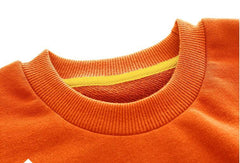 Children's Cartoon Pullover Long-sleeved Cotton Top