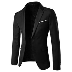 Autumn New Men's Casual Solid Color Suit Youth Fashion Slim-fitting Men's Clothing