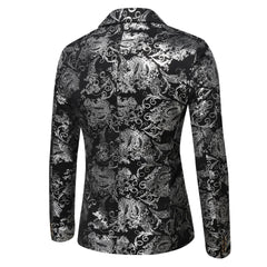 Autumn New Men's Slim Fit Casual Stage Performance Suit Jacket