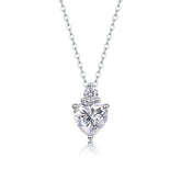 Ripple Fantasy - A Fashionable And Luxurious Diamond Jewelry Pendant Set With Moissanite S925 Sterling Silver And Platinum Plating