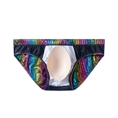 Men's Swimming Trunks Serpentine Rainbow Briefs