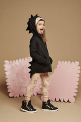 Baby hooded children's jacket