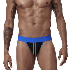 New Men's Sexy Double Ding Solid Color Cotton U Pouch Sexy