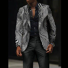 Casual All-match Dark Men's Coat