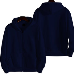 Solid Color British Loose Sports American Zipper Jacket Men