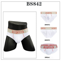 New Men's Underwear Sexy Low Waist Cotton Sports Fitness Anti-wear Leg Briefs
