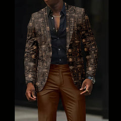 Casual All-match Dark Men's Coat