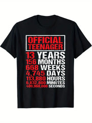 Men's Printed Short-sleeved T-shirt