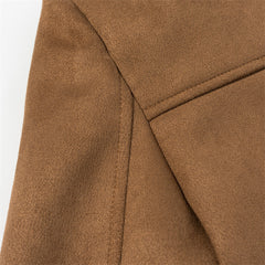 Loose Pockets Male Long Sleeve Suit Coat