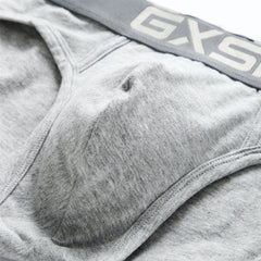 New Men's Purified Cotton Underwear Low Waist Sexy Breathable Comfortable Solid Color