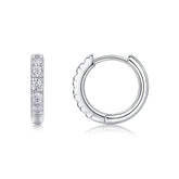 Summer Iced Tea - Fashionable And Luxurious Diamond Jewelry Set With Moissanite S925 Sterling Silver And Platinum-plated Stud Earrings