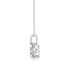 Star - A Fashionable And Luxurious Diamond Jewelry Pendant Set With 2-carat Moissan Diamond S925 Sterling Silver And Platinum Plating