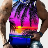 Full Printed Vest Made Of Polyester Material