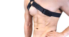 Men's Removable Big Bag Adjustable Leather Underpants