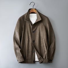 Casual Korean Retro Two-tone Men's Coat