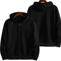 Solid Color British Loose Sports American Zipper Jacket Men