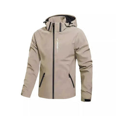 Solid Color Hooded Loose Cargo Zipper Japanese Style
