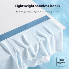 Ice Silk Men's Cool Antibacterial Graphene Breathable Shorts