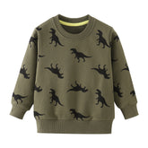 Children's Autumn Clothing Long Sleeve Boy Cartoon Cotton Crew Neck Sweater