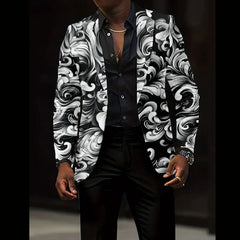 Casual All-match Dark Men's Coat