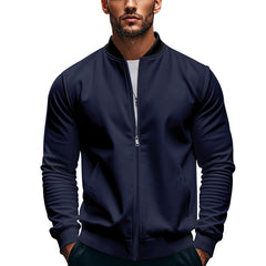 Long-sleeve Zipper Baseball Uniform Coat Jacket
