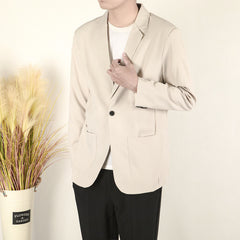 Fashion Popular Simplicity Pure Color All-matching Casual Suit Jacket