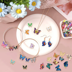 126 Pcs Butterfly Charms