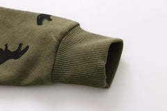 Children's Autumn Clothing Long Sleeve Boy Cartoon Cotton Crew Neck Sweater