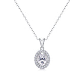 Infinite - A Fashionable And Luxurious Diamond Jewelry Pendant Set With Moissanite S925 Sterling Silver And Platinum Plating