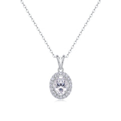Infinite - A Fashionable And Luxurious Diamond Jewelry Pendant Set With Moissanite S925 Sterling Silver And Platinum Plating