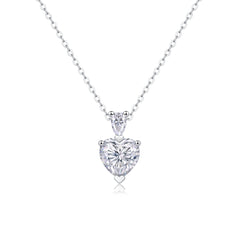 The Beloved Of The Heart - A Fashionable And Luxurious Diamond Jewelry Pendant Set With Moissanite S925 Sterling Silver And Platinum Plating