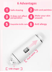 4 In 1 Facial Eyebrow Hair Epilator Remover Tool Device Painless Electric Shaver For Women