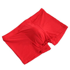 Men's Boxer Ice Silk Underwear Cup Combination U Convex Sexy