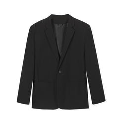 Fashion Popular Simplicity Pure Color All-matching Casual Suit Jacket