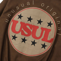 Men's Paste Cloth Embroidery Letter Coat