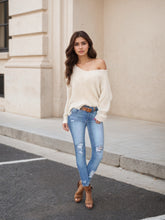 Ladies' Stretch Slim Fit Jeans - High Stretch Distressed Style With Distressed Design And Pocket Waist Denim Pants, Durable And Comfortable Soft Material, Casual And Elegant, Suitable For All Seasons