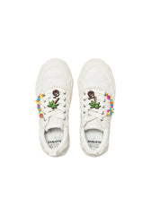 KAALIXTO--Retro Star Sneakers-West Lake Longjing Tea - Unisex