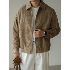 Men's American-style Vintage Suede Jacket
