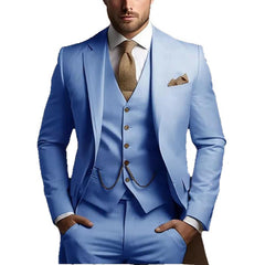Men's High-grade Gentleman Temperament Slim Suit